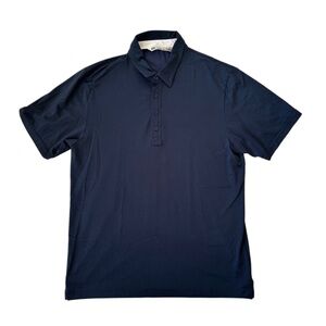 Travis Mathew Navy Blue Polo Shirt